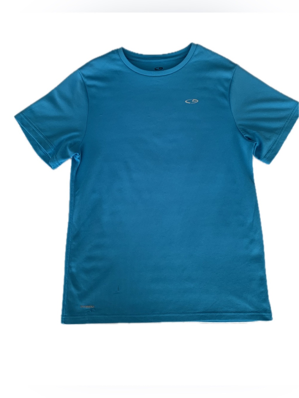 C9 by Champion Shirt Boys L (12-14 ) Blue Duo Dry Athletic Short Sleeve Crewneck